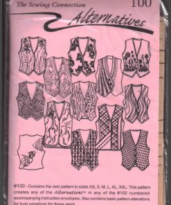 The Sewing Connection 100 Vest Size: XS-XXL Uncut Sewing Pattern
