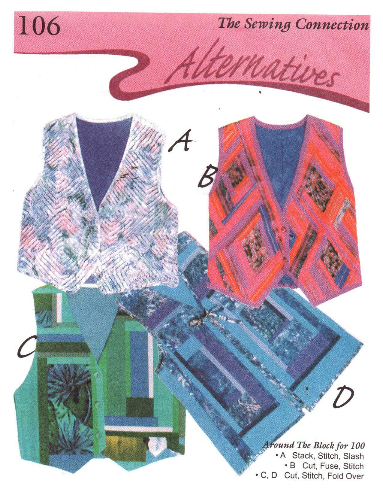 The Sewing Connection 106 Aroound the Block for 100 Uncut Sewing Pattern