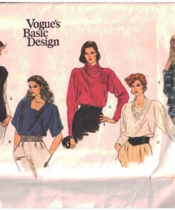 Vogue 1214 Blouse Size: 12-14-16 Uncut Sewing Pattern