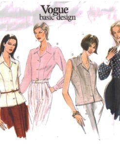 Vogue 1642 Blouse Size: 6-8-10 Uncut Sewing Pattern