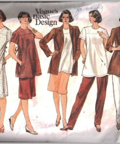 Vogue 2865 Maternity Jacket, Top, Skirt, Pants, Dress Size: 10 Used Sewing Pattern