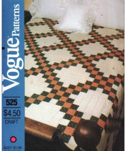 Vogue 525 Quilt Size: 80x80" Uncut Sewing Pattern