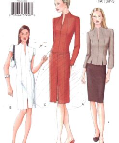 Vogue 7362 Dress, Top, Skirt Size: 6-8-10 Used Sewing Pattern