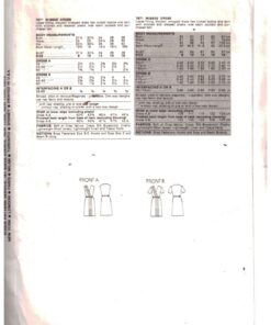 Alternative view of Vogue 7971 Dress Size: 12 Used Sewing Pattern