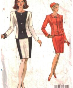 Vogue 8149 Suit - Skirt, Jacket Size: 8-10-12 Uncut Sewing Pattern