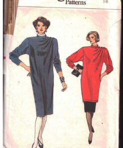 Vogue 9105 Dress, Tunic, Skirt Size: 14 Used Sewing Pattern