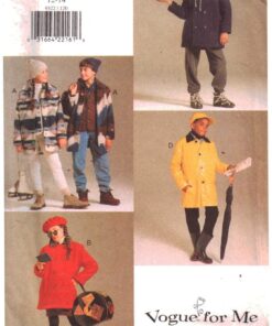 Vogue 9322 Boys'/Girl's Coat, Vest Size: 12-14 Uncut Sewing Pattern