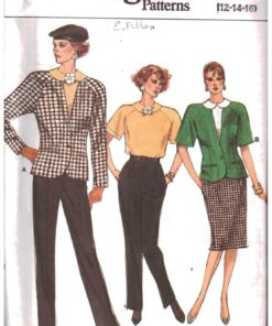 Vogue 9663 Jacket, Skirt, Pants, Top Size: 12-14-16 Uncut Sewing Pattern