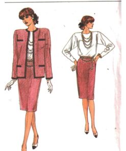 Vogue 9729 Jacket, Skirt, Top Size: 8-10-12 Used Sewing Pattern