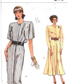 Vogue 9830 Dress Size: 8-10-12 Used Sewing Pattern