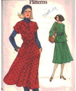 Vogue 9901 Dress, Top, Skirt Size: 10 Used Sewing Pattern