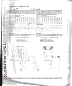 Alternative view of Vogue V1275 Tops by Sandra Betzina Size: OSZ Uncut Sewing Pattern