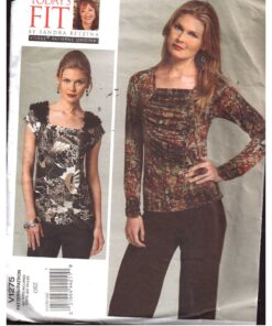Vogue V1275 Tops by Sandra Betzina Size: OSZ Uncut Sewing Pattern