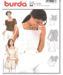 Burda 2964 Top Size: 8-20 Uncut Sewing Pattern