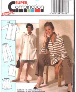 Burda 4408 Shirt, Shorts, Skirt, Pants Size: 12-22 Uncut Sewing Pattern