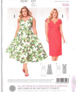 Burda 6549 Dress Size: 20-30 Uncut Sewing Pattern
