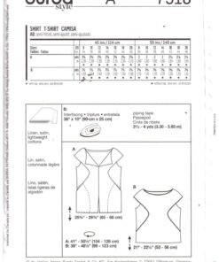 Alternative view of Burda 7518 Blouse Size: 8-20 Uncut Sewing Pattern