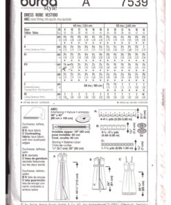 Alternative view of Burda 7539 Dress Size: 8-18 Uncut Sewing Pattern