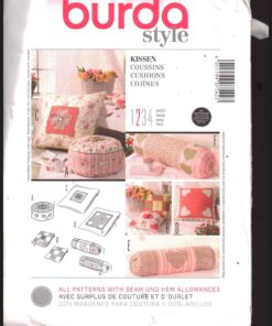 Burda7542 Cushions Size: One8 Uncut Sewing Pattern
