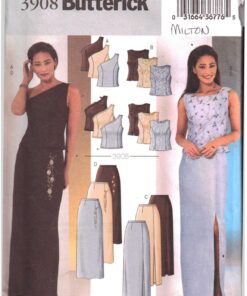 Butterick 3908 Evening wear - Top, Skirt Size: 12-14-16 Uncut Sewing Pattern