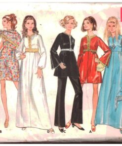Butterick 5549 Evening Dress, Top, Pants  Size: 12 Bust 34 Uncut Sewing Pattern
