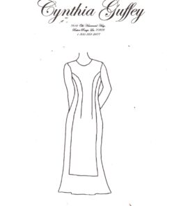Cynthia Guffey CG-1004 Dress Size: All Uncut Sewing Pattern