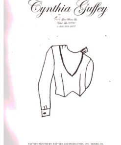Cynthia Guffey CG-2014 Dress Size: All Uncut Sewing Pattern