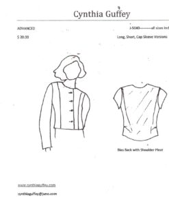Cynthia Guffey J-5040 Jacket Size: All Uncut Sewing Pattern