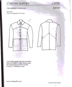 Cynthia Guffey J-5055 Jacket Size: All Uncut Sewing Pattern