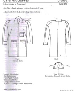 Cynthia Guffey J-5065 Jacket Size: All Uncut Sewing Pattern