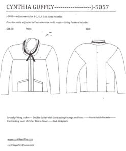 Cynthia Guffey J-5057 Jacket Size: All Uncut Sewing Pattern