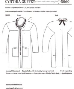 Cynthia Guffey J-5060 Jacket Size: All Uncut Sewing Pattern