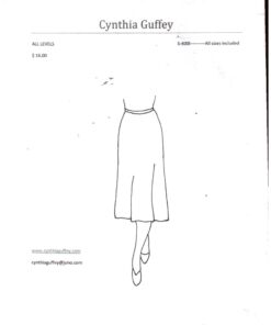 Cynthia Guffey S-4001 Skirt Size: All Uncut Sewing Pattern