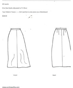 Cynthia Guffey S-4005 Skirt Size: All Uncut Sewing Pattern