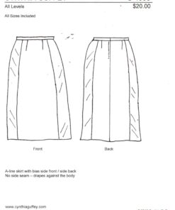 Cynthia Guffey S-4006 Skirt Size: All Uncut Sewing Pattern
