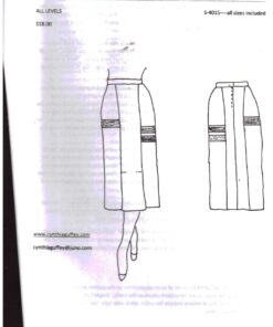 Cynthia Guffey S-4015 Skirt Size: All Uncut Sewing Pattern