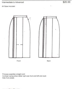 Cynthia Guffey S-4024 Skirt Size: All Uncut Sewing Pattern