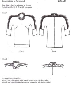 Cynthia Guffey T-2054 Top Size: All Uncut Sewing Pattern