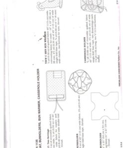 Kwik Sew 1135 Placemat, Bunholder, Bun Warmer, Casserole Holder Size: One Uncut Sewing Pattern - Image 2