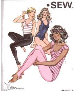 Kwik Sew 1288 Leotards, Tights Size: XS-S-M-L Uncut Sewing Pattern