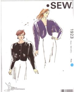 Kwik Sew 1923 Jackets Size: XS-S-M-L Uncut Sewing Pattern