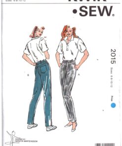 Kwik Sew 2015 Jeans Size: 6-8-10-12 Uncut Sewing Pattern