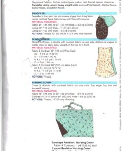 Kwik Sew 3734 Baby Swaddler, Sling Carrier, Nursing Cover Size: One Uncut Sewing Pattern - Image 2