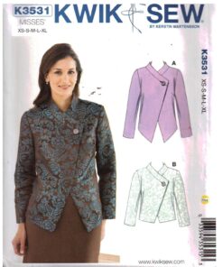 Kwik Sew K3531 Jackets Size: XS-S-M-L-XL Uncut Sewing Pattern