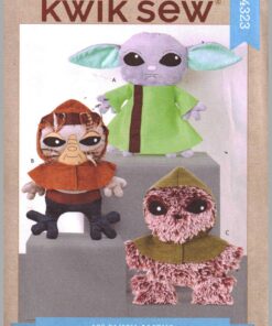 Kwik Sew K4323 Plush Aliens Size: 18" Uncut Sewing Pattern