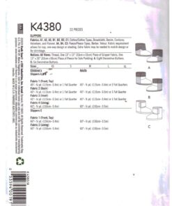 Alternative view of Kwik Sew K4380 Slippers Size: All Uncut Sewing Pattern