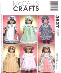 McCall's 3627 Doll Clothes Size: 18" Uncut Sewing Pattern