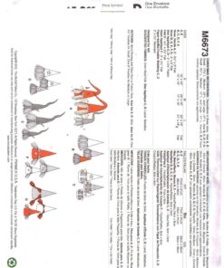 McCall's M6673 Christmas Decorations Size: OSZ Uncut Sewing Pattern - Image 2