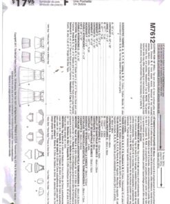 Alternative view of McCall's M7612 Doll Clothes Size: 18" Uncut Sewing Pattern