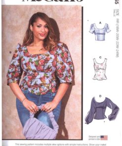 McCall's M8255 Tops Size: RR 18W-24W Uncut Sewing Pattern